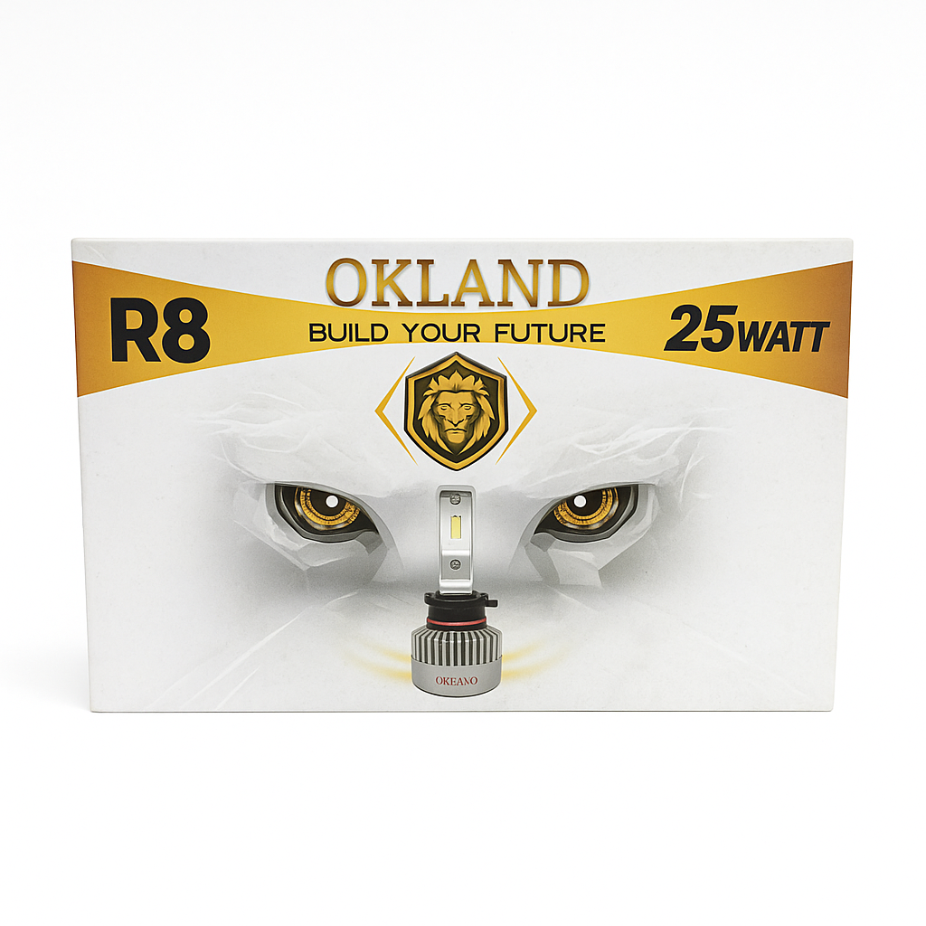 مصابيح أمامية LED OKLAND R8